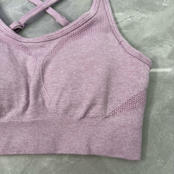 Women’s AYBL Motion Seamless Padded Adjustable Criss Cross Back Sports Bra Small - Picture 5 of 16